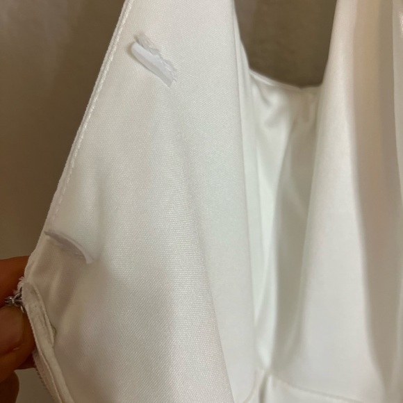 Exceptional Love White Sleeveless Twist-Front Maxi Dress - Picture 6 of 7